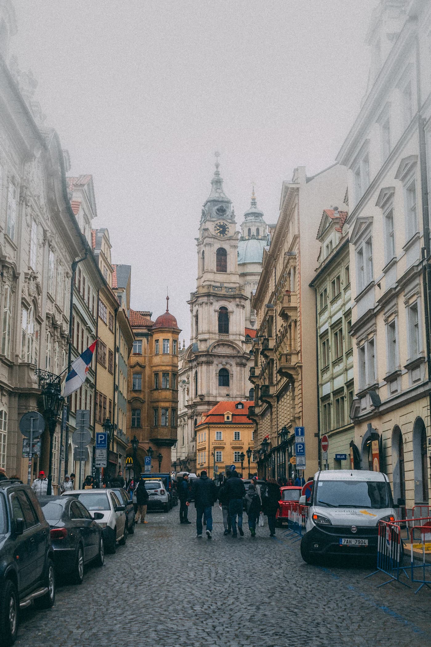 Street in Prague, Czech Republic